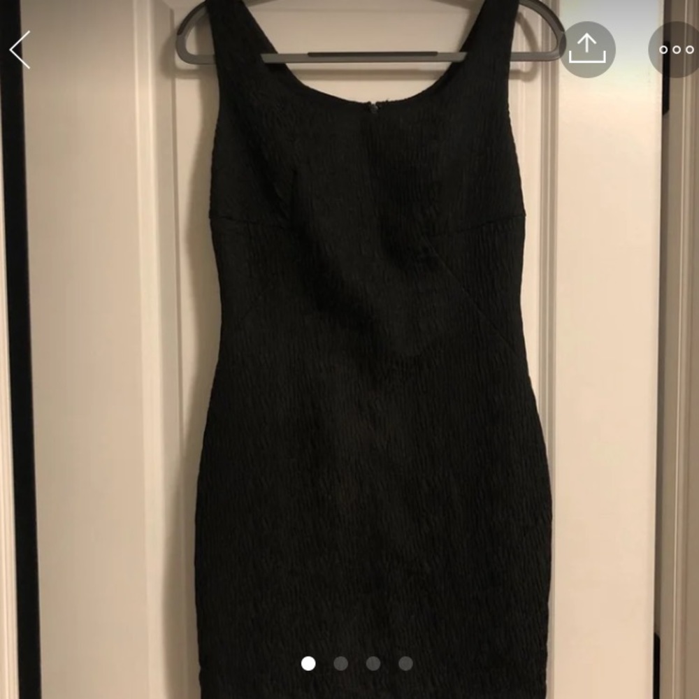 black cocktail dress